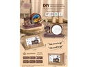 3 IN 1 WOODEN VOICE-CONTROLLED NIGHT LIGHT ORNAMENTS