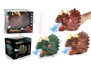DINOSAUR HAND PUPPET W/LIGHT & SOUND & SPRAY(NOT INCLUDE BATTERY)