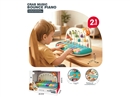 2 IN 1  MUSIC PIANO W/LIGHT & MUSIC(NOT INCLUDE BATTERY)