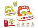 BABY DRUM PIANO W/MUSIC & LIGHT,2COLOURS