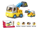 FREE WAY CONSTRUCTION CAR W/SOUND(INCLUDE BATTERY)