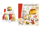 BABY RATTLE SET 5ASST,6PCS/DISPLAY BOX