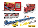 DEFORMATION CAR SET W/LIGHT & SOUND & CAR 8PCS(INCLUDED BATTERY),2COLOURS