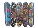 WOODEN SKATEBOARD,5ASST