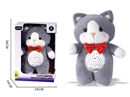PLUSH CAT W/PROJECTION & LIGHT & MUSIC（NOT INCLUDED BATTERY）
