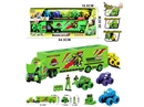 FRICTION DINOSAUR TRUCK SET，W/LIGHT & MUSIC ( INCLUDE BATTERY)