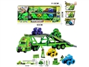 FRICTION DINOSAUR TRUCK SET，W/LIGHT & MUSIC ( INCLUDE BATTERY)