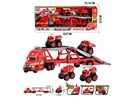 FRICTION TRUCK SET，W/LIGHT & MUSIC ( INCLUDE BATTERY)