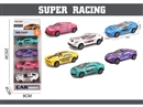 PULL BACK DIE-CAST CAR 4PCS