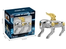 WIND-UP ROBOTIC DOG W/ACCESSORIES,3COLOURS