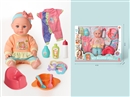 14"RUBBER DOLL W/12 SOUND IC & ACCESSORIES（INCLUDE BATTERY）