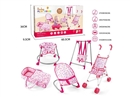 BABY PLAY HOUSE(PLASTIC STROLLER，SWING，ROCKING CHAIR，WALKER，CARRY BASKET)