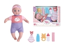 14"COTTON BODY DOLL W/ACCESSORIES