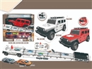 FRICTION CATAPULT STORAGE RAIL CAR SET,2COLOURS