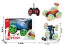 R/C STUNT CAR W/LIGHT & 360°R0TATE(NOT INCLUDED BATTERY）,2 COLOURS