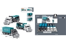 FRICTION DIE-CAST TRUCK ,6PCS/DISPLAY BOX