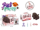 PLUSH DOG W/DOCTOR SET & CAGE