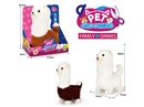 B/O PLUSH ALPACA W/SOUND & CAN WALK,3COLOURS(NOT INCLUDE BATTERY)