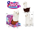 B/O PLUSH ALPACA W/SOUND & CAN WALK,3COLOURS(NOT INCLUDE BATTERY)