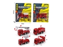 1:64 FREE WAY FIRE TRUCK CAR 4ASST