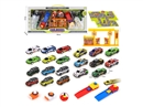 1:56 PULL BACK DIE-CAST CAR W/4 CATAPULT