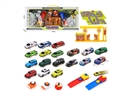 1:56 PULL BACK DIE-CAST CAR W/4 CATAPULT