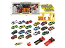 1:56 PULL BACK DIE-CAST CAR W/2 CATAPULT