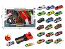 1:56 PULL BACK DIE-CAST CAR W/CATAPULT