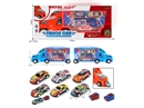 1:64 FREE WAY DIE-CAST CAR 6PCS W/2 CATAPULT & FREE WAY STORAGE BOX