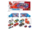 1:56 PULL BACK DIE-CAST CAR 6PCS W/2 CATAPULT & FREE WAY STORAGE BOX