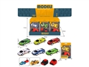 1:64 PULL BACK DIE-CAST CAR W/CATAPULT 12PCS/DISPLAY BOX