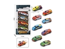 1:50 PULL BACK DIE-CAST CAR 4PCS