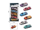 1:50 PULL BACK DIE-CAST CAR 4PCS