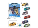 1:56 PULL BACK DIE-CAST BOUNCE CAR 2PCS