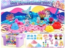 海洋场景美人鱼魔力沙城堡DIY玩具沙过家家
