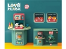 KITCHEN SET  20PCS W/LIGHT & SOUND & CHANGE COLOR