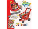 CASH REGISTER & SHOPPING CART SET W/SOUND & LIGHT