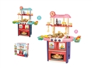 KITCHEN SET W/LIGHT & SOUND & WATER,2COLOURS