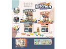 KITCHEN SET W/LIGHT & SOUND & SPRAY & WATER