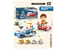 FREE WAY DEFORMATION PLANE CAR W/CAR 4PCS & LIGHT & SOUND(NOT INCLUDE BATTERY)