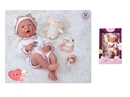 14" RUBBER DOLL W/BLANKET