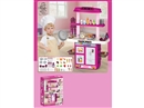 KITCHEN SET W/LIGHT & SOUND & SPRAY,70PCS