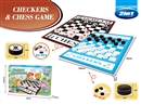 2 IN 1 CHECKERS & CHESS GAME