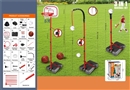 3 IN 1 BASKETBALL/BASEBALL TRAINING SET