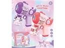 B/O BUBBLE GUN W/LIGHT,70ML,2COLORS