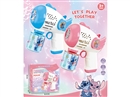 B/O BUBBLE GUN W/LIGHT,70ML,2COLORS
