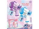B/O BUBBLE GUN W/LIGHT,70ML,2COLORS