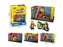 MINI CAR REPAIR SHOP SET W/1PCS FIGURE,3COLORS