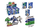 HIGH?SPEED RAIL DEFORMATION ROBOT 12PCS/DISPLAY BOX,3COLORS