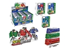 TRAIN DEFORMATION ROBOT 12PCS/DISPLAY BOX,3COLORS
